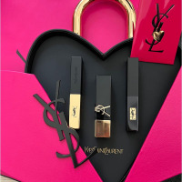 YSL圣罗兰明星三色口红礼盒小金条1966小黑条314冷茶黑金方管1968