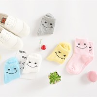 2双装[全棉]儿童袜四季新款男女通用童袜卡通动物袜中筒宝宝袜透气棉袜