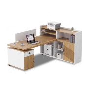 工匠时光办公桌屏风桌高箱屏风办公桌办公隔断桌