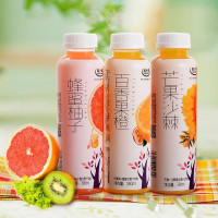 果汁饮料380ml*5/12网红芒果沙棘蜂蜜柚子百香果橙果汁果味饮料