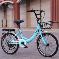 志灵童[新品直营]大童自行车女式儿童7-10-15岁学生变速单车16寸20寸24寸男孩女孩