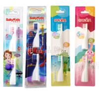 苏宁好货儿童电动牙刷替换头软毛蜘蛛侠苏菲亚鳄鱼兔子声波刷头 蜘蛛侠(2支装)