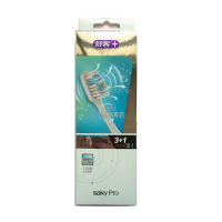 苏宁好货成人声波电动牙刷刷头G1/E1P替换刷头软毛 [G1型号标准白色4枚]