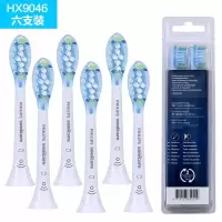 苏宁好货电动牙刷替换刷头HX9043\9063\9073 适用hx9954\9924\ 六支洁净刷头(白色)HX9046