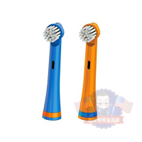 苏宁好货直邮儿童电动牙刷套装 送替换刷头水杯沙漏 蓝色小熊替换刷头