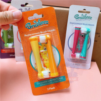 苏宁好货直邮儿童电动牙刷套装 送替换刷头水杯沙漏 黄色小鹿替换刷头