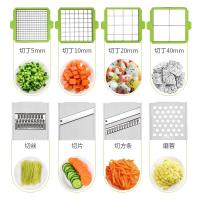 苏宁好货多功能厨房切菜神器刨削土豆丝切丝器刮擦丝家用切丁粒水果切片机
