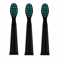 苏宁好货6支刷头适用CITIZEN西铁城EHS520/EHS521电动牙刷头替换头 白牙粉+6支黑刷头