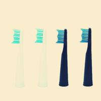 苏宁好货6支刷头通用LEBOND力博得ELEC电动牙刷头替换头声波YAKO 白牙粉+6支白刷头