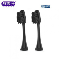 苏宁好货声波电动牙刷E1P\G1\G22系列替换刷头牙刷头 G1标准款一盒4支黑色原装正品刷头