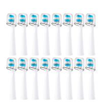 苏宁好货电动牙刷头JD-517/JD-519/JD-A201替换通用成人8支装 (白色)1盒四支买2送2共16支