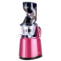苏宁好货汁渣分离大口径原汁机家用全自动榨汁机多功能果蔬炸果汁机豆浆机 玫红色大口径送礼包