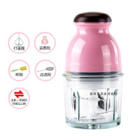 苏宁好货榨汁机电动迷你多功能家用榨汁辅食果泥绞肉搅拌一体机玻璃料理机 升级版玻璃杯粉买一赠五