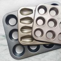 家用不沾6连12连蛋糕模 玛德琳纸杯马芬蛋糕模甜甜圈布丁烘焙模具