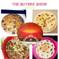 烘焙工具 硅胶蛋糕模具8寸圆形蒸年糕蛋糕模烤盘烤箱微光波炉通用