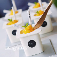 8连酸奶杯造型慕斯模具 酸奶瓶罐造型烘焙蛋糕硅胶 烘焙秘密