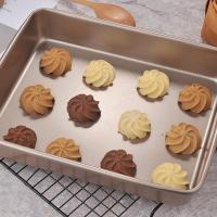 家用烤盘烤箱用雪花酥深蛋糕卷模具烘焙饼干牛轧糖长方形不沾工具