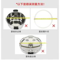 不锈钢高压锅密封圈18胶圈皮圈20硅胶橡胶圈原厂压力锅配件24 适合锅内径30CM胶圈