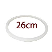 魔法不锈钢压力锅高压锅专用密封圈/橡皮圈/胶圈 /锅圈 26cm白色透明