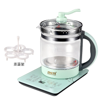 养生壶全自动加厚玻璃多功能电热烧水壶花茶壶家用煮茶器特价 绿色(特价)(无温控)