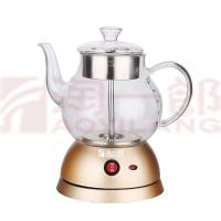 煮茶器加厚玻璃蒸茶器多功能养生蒸汽电热泡茶壶黑茶煮茶壶 淘一郎金色货号ZX01
