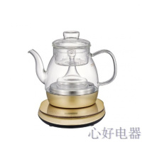 黑茶煮茶器全自动加厚玻璃多功能电热蒸茶器养生花茶壶 新ZCQ03全玻璃蒸茶壶