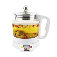 LY-S08台湾汉方养生壶多功能加厚玻璃煮茶器黑茶壶电煎壶 白色养生壶