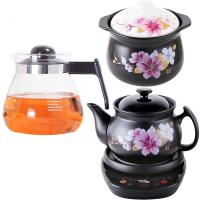 全自动分体煎药壶保健煲熬煮炖药罐养生壶电药锅煎药机器砂锅 4.5A杜鹃药壶+小号5.5A汤锅+琉璃壶+底座