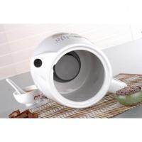 5升全自动陶瓷壶煎药壶熬药壶养生煮药壶电砂锅煎药罐煎药锅 白牡丹5L(防爆型)