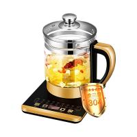 出口110V养生壶电热水壶旅游留学便携加拿大煮茶器小家电 110V1.8L黑金出国专用国内禁用