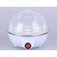 110V伏双层蒸煮蛋器迷你煮蒸蛋机自动断电加拿大台湾墨西哥用 白色（110V国外用）禁止国内用