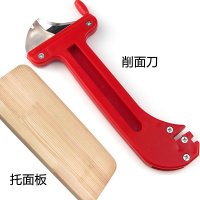 不锈钢山西刀子专用刀削面刀的刀家用商用饭店削面器面条机 长柄削面刀+托面板