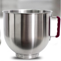 打蛋机配件 7LJM-7LT鲜奶机打蛋缸桶 / 鲜奶机搅拌桶/新款桶 带把手短卡槽7LG厨师机多功能