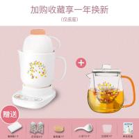 迷你电炖锅煮粥杯电炖杯养生锅小型1-2人全自动煲汤燕窝炖盅 1.05L养生杯(NFL)+0.9L玻璃壶A(NFL)+底座
