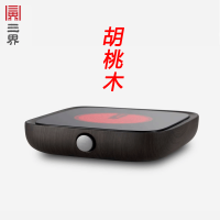 二代电陶炉茶炉家用玻璃茶炉银铁壶迷你煮蒸茶炉具套装 褐色