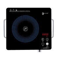 新款电陶炉家用光波炉智能大功率多功能节能电炉小型爆炒不挑锅 黑色