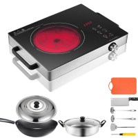 电陶炉家用爆炒电磁炉电池炉灶台式电子光波炉迷你小型煮茶炉 套餐4（三环）