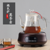 电陶炉家用煮茶炉迷你小型玻璃壶铁壶泡茶光波炉电磁炉铁壶玻璃壶 白色