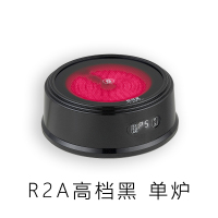 迷你小型电陶炉静音泡茶电磁炉家用咖啡玻璃壶铁壶光波煮茶 黑色