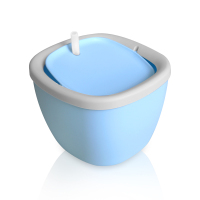 猫咪饮水机自动循环智能喷泉活水过滤喂水宠物狗静音喝水神器用品 冰雪蓝