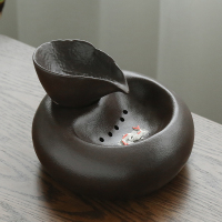 猫咪饮水机宠物智能饮水机自动循环流动流水喂水器喷泉活水盆立式 SY黑色小叶子1300毫升