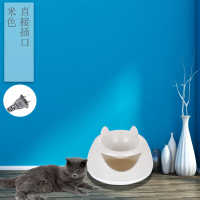 宠物自动饮水机智能夜光小猫咪循环喷泉电动饮水器狗狗喂水盆喵喵 米色直插【220V】