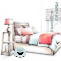 宠物自动饮水机智能夜光小猫咪循环喷泉电动饮水器狗狗喂水盆喵喵 北欧绿充电版