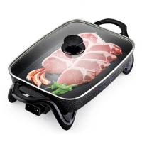 电烤锅烤肉锅多功能电热锅家用电煎锅不粘电炒锅电火锅