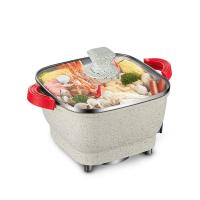 麦饭石小型火锅单人一体多功能懒人家用插电宿舍泡面煮方便面煮粥