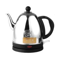 食品级1L2长嘴电热水壶家用快速壶自动断电泡茶壶烧水壶 1.0L钢盖【纯正304升级款】