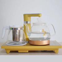 智能电热水壶全自动上水烧水旋转加抽吸水泡茶炉家用烧茶机煮水器 全自动保温养生壶宝马金自动旋转