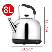 电热水壶家用大容量保温一体不锈钢煲煮水壶电水壶烧水壶自动断电 8升加厚自动断电-加长1.5米电线