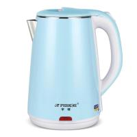 电热水壶家用烧水壶大容量电水水壶保温热水壶 晴天蓝色2.2L304浅天空蓝