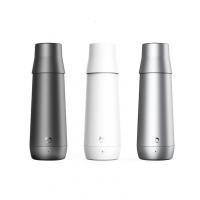 暖行杯便携烧水壶旅行电热水壶杯宿舍迷你小型电热保温杯 白色[送杯刷+绒布袋]